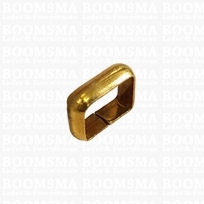 Keepers solid brass gold 12 mm (per 10)