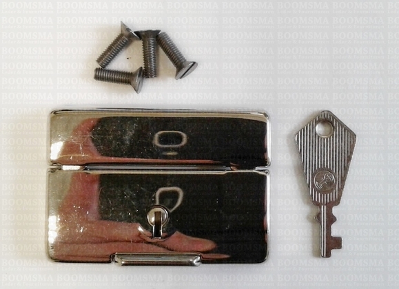 Key lock Silver (per piece) 45 x 32 mm - pict. 3