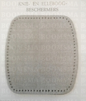 knee and elbow patches ROUNDED SQUARE (multiple colours) 2 pieces Light grey 10,5 x 10 cm