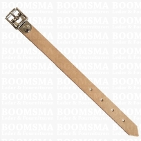 Label strap natural 1,2 × 15 cm naturel with butterfly buckle