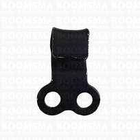 Mountaineering boot hook double black 18 × 25 mm (10 st.)
