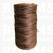 Neverstrand waxed thread (13) 250 gram dark brown thickness approx. 1,5 mm extra thick thread - pict. 1