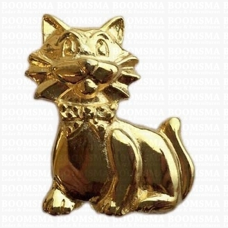 Ornament animals gold cat large - pict. 1