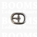 Oval centre bar buckle solid brass nickel plated 12,5 mm nickel plated - pict. 1