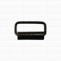 Rectangle loop with roller black lacquer 20 mm (ea) (7 mm height)