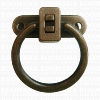 Various clasps antique brass plated Ring clasp