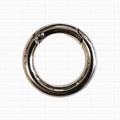 Ring-spring snap silver inside Ø 16 mm  - pict. 1