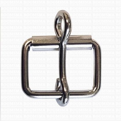 Roller buckle with lock silver buckle 25 mm (ea) - pict. 1