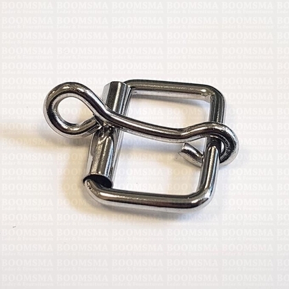 Roller buckle with lock silver buckle 25 mm (ea) - pict. 2