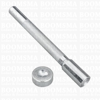 Round spot setter tool stamp and set stamp for round spot 9 mm.