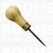 Scratch awl curved wooden handle(ea) - pict. 1
