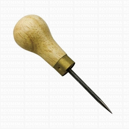 Scratch awl curved wooden handle(ea) - pict. 1