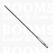 Sewing needle large with two holes silver 2 eyes - pict. 1
