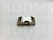 Side release buckle for collars silver fits 16 mm belt, 37 mm total length  (ea) - pict. 2