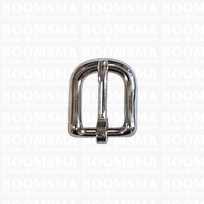 Solid brass (and SB- chrome plated) buckles chrome plated (silver) 12 mm