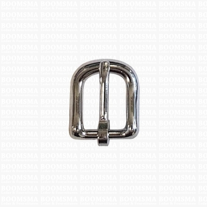 Solid brass (and SB- chrome plated) buckles chrome plated (silver) 12 mm - pict. 1