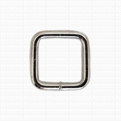Solid square ring silver 25 × 25 mm (ea) - pict. 1