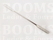 Stainless steel edge paddle length 20,4 cm, width of the paddle 0,9 cm - pict. 2