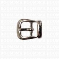 bag buckle double deluxe silver coloured 16 mm 