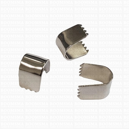Cord clamp with teeth (per 100) 1 cm breed length: 3,7 cm  - pict. 1