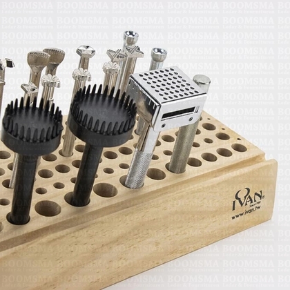 Tool rack for stamps Wooden rack (33 × 13 cm) 97 stamps - pict. 2