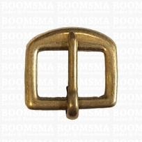 Bridle buckle Brass 14 mm (feed-through)