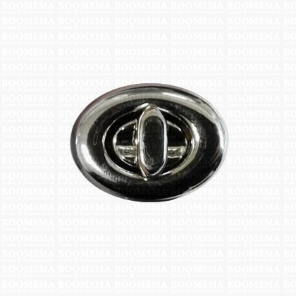 Turnlock mini 16 mm x 22 mm colour: silver (per piece) - pict. 1
