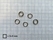 Washers small pack 100 pcs silver washer RA 1054 for eyelet 3/16 inch small - pict. 3