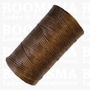 Waxthread polyester Medium brown 100 meters (100% polyester)