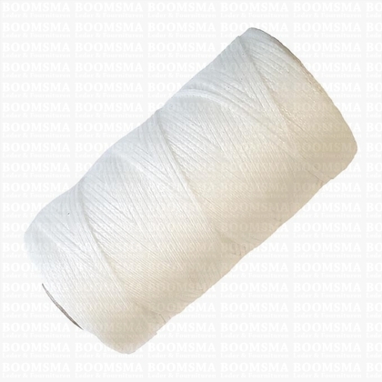 Waxthread polyester white 100 meters (100% polyester) - pict. 1