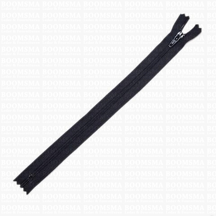 YKK Zipper extra thin black black - pict. 1