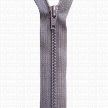 YKK Zippers: Zipper nylon spiral 40 cm COLOURED Lilacgrey (195) - pict. 1