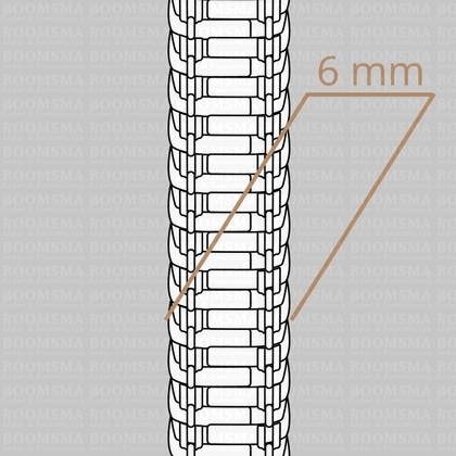 Zipper nylon spiral BROWN - pict. 4